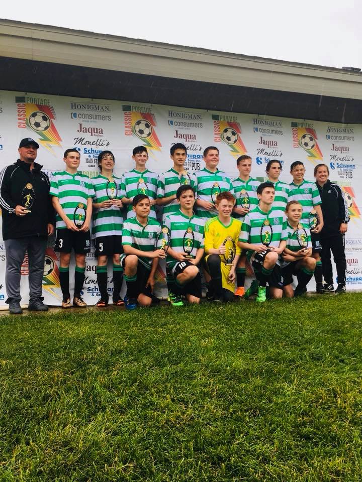 U15 Portage Cup Champions 2018